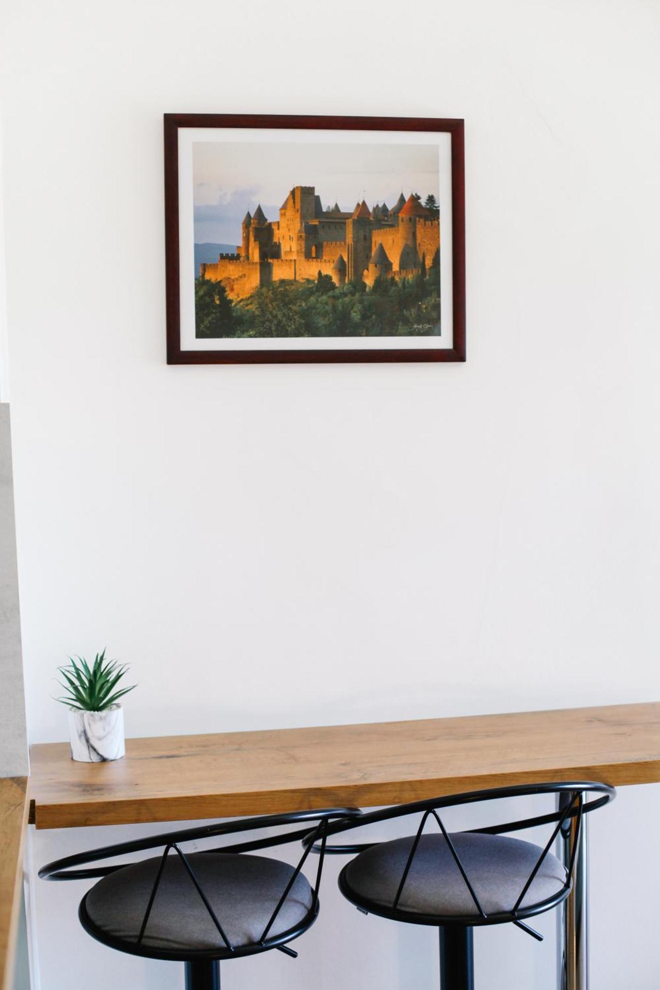Studio Avec Parking Vue Sur La Cite De Carcassonne Eksteriør billede
